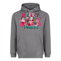 Storm pink christmas coffee cups Heavyweight Hoodie - MaliasSmallBusiness