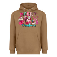 Toasted Coconut pink christmas coffee cups Heavyweight Hoodie - MaliasSmallBusiness