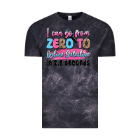 Cloud Black i can go from zero to online detective in 2.5 seco Vintage Tee - JahusDesignShop