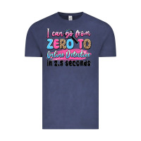 Vintage Denim i can go from zero to online detective in 2.5 seco Vintage Tee - JahusDesignShop