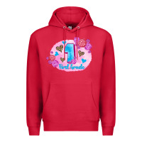 Cardinal back to school flowers first grade 3200x2400 Premium Hoodie - AdoDesignShop