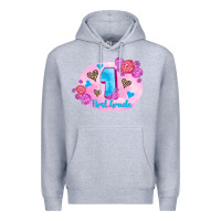 Heather Grey back to school flowers first grade 3200x2400 Premium Hoodie - AdoDesignShop