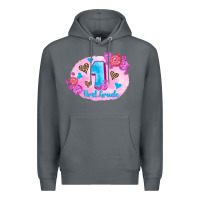 Rock back to school flowers first grade 3200x2400 Premium Hoodie - AdoDesignShop