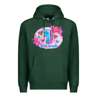 Sports Green back to school flowers first grade 3200x2400 Premium Hoodie - AdoDesignShop