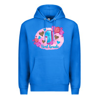 True Royal back to school flowers first grade 3200x2400 Premium Hoodie - AdoDesignShop
