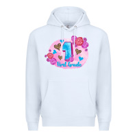 White back to school flowers first grade 3200x2400 Premium Hoodie - AdoDesignShop