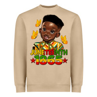 Juneteenth 1865 Black Boy Heavyweight Sweatshirt | Teevron
