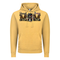 Vintage Mustard proud army mom Vintage Hoodie - SublimationCraftShop
