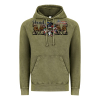 Vintage Olive proud army mom Vintage Hoodie - SublimationCraftShop