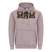 Vintage Zinc proud army mom Vintage Hoodie - SublimationCraftShop
