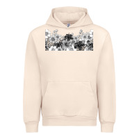 Sandshell black and white floral Urban Hoodie - TumblerDesignByShophia