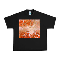 Black orange glitter Urban Heavy Tee - JahusDesignShop