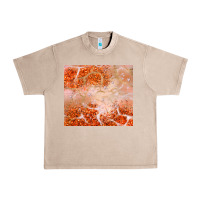French Oak orange glitter Urban Heavy Tee - JahusDesignShop