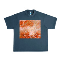 Midnight Navy orange glitter Urban Heavy Tee - JahusDesignShop