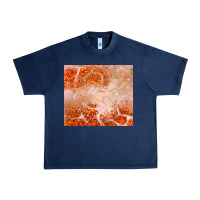 Navy orange glitter Urban Heavy Tee - JahusDesignShop