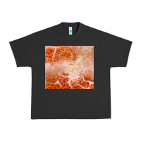Pigment Black orange glitter Urban Heavy Tee - JahusDesignShop