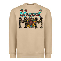 Mushroom blessed mom Heavyweight Sweatshirt - CowhideDigitalArt