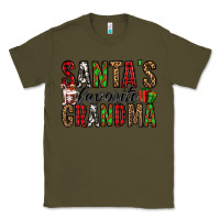 Army Green santa's favorite grandma Classic Tee - Jasminsmagicworld