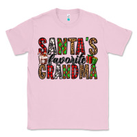 Bubblegum Pink santa's favorite grandma Classic Tee - Jasminsmagicworld