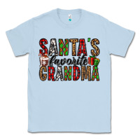 Dusty Blue santa's favorite grandma Classic Tee - Jasminsmagicworld