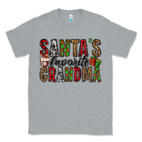 Heather Grey santa's favorite grandma Classic Tee - Jasminsmagicworld