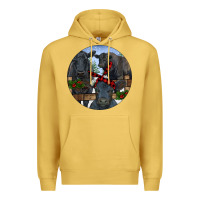 Antique Gold Black Angus Family Premium Hoodie - RanaPortraitStore