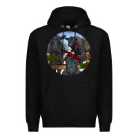 Black Black Angus Family Premium Hoodie - RanaPortraitStore