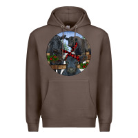 Coffee Black Angus Family Premium Hoodie - RanaPortraitStore