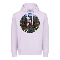 Lilac Black Angus Family Premium Hoodie - RanaPortraitStore