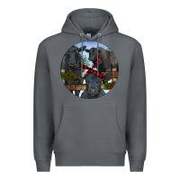 Rock Black Angus Family Premium Hoodie - RanaPortraitStore