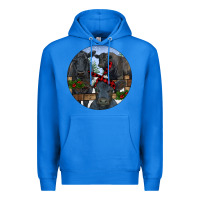 True Royal Black Angus Family Premium Hoodie - RanaPortraitStore