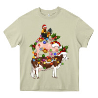 Mossy stacked christmas farm animals Heavy Core Tee - Artiststas