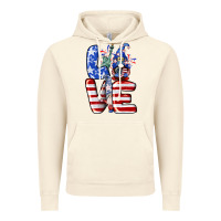 Vintage Artic Love 4th of July with gnomes 4th of july Vintage Hoodie - CowGirlArtShop