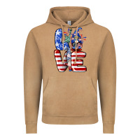 Vintage Camel Love 4th of July with gnomes 4th of july Vintage Hoodie - CowGirlArtShop