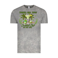 Cloud Rock tanned and tipsy cocktail club sip and chill Vintage Tee - JahusDesignShop