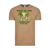 Vintage Coffee tanned and tipsy cocktail club sip and chill Vintage Tee - JahusDesignShop
