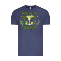 Vintage Denim tanned and tipsy cocktail club sip and chill Vintage Tee - JahusDesignShop