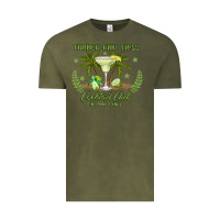 Vintage Olive tanned and tipsy cocktail club sip and chill Vintage Tee - JahusDesignShop