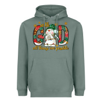 Sage With God all things are possible with snowman Heavyweight Hoodie - NancyCooperArtShop