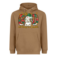 Toasted Coconut With God all things are possible with snowman Heavyweight Hoodie - NancyCooperArtShop