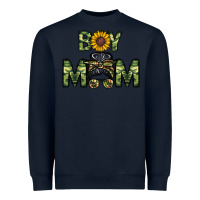 Navy boy mom Heavyweight Sweatshirt - CowhideDigitalArt