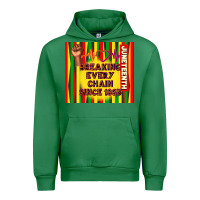 Emerald juneteenth breaking every chain since 1865 Urban Hoodie - TumblerDesignByShophia