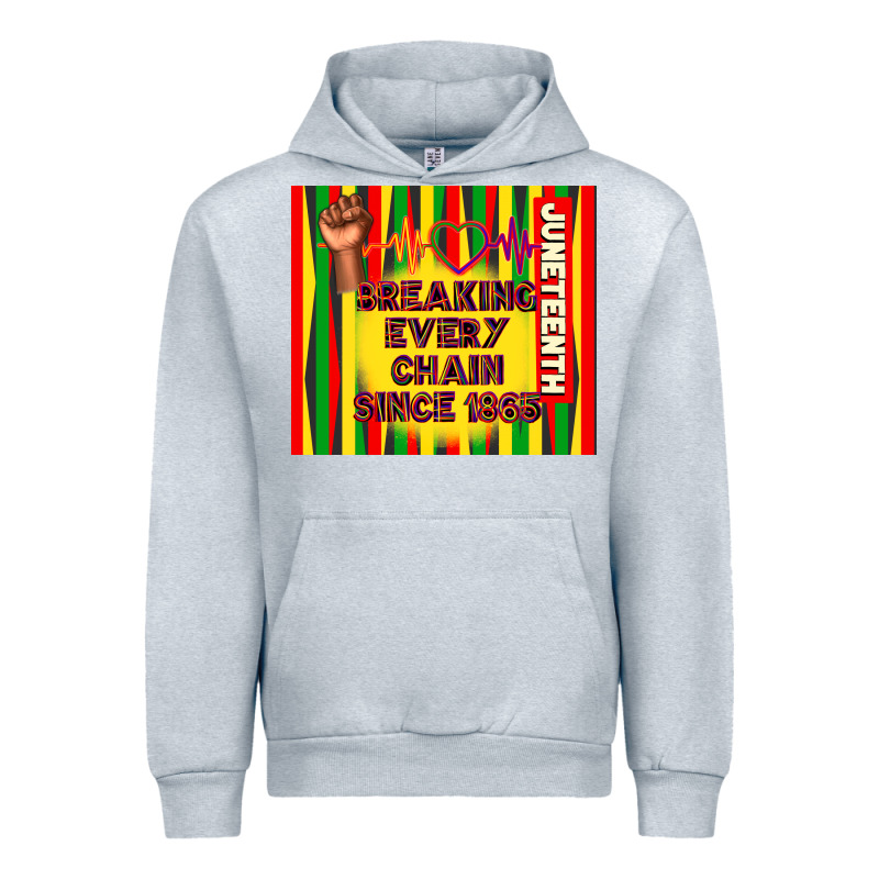 Juneteenth Breaking Every Chain Since 1865 Urban Hoodie by TumblerDesignByShophia | Teevron