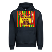 Navy juneteenth breaking every chain since 1865 Urban Hoodie - TumblerDesignByShophia