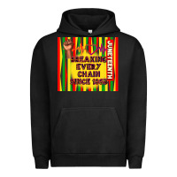 Pigment Black juneteenth breaking every chain since 1865 Urban Hoodie - TumblerDesignByShophia