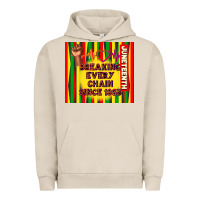 Pigment French Oak juneteenth breaking every chain since 1865 Urban Hoodie - TumblerDesignByShophia