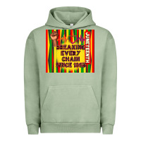 Pigment Oil Green juneteenth breaking every chain since 1865 Urban Hoodie - TumblerDesignByShophia