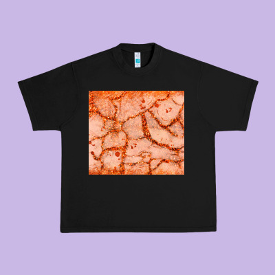 Orange Glitter Urban Heavy Tee Designed By Jahusdesignshop