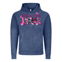 Vintage Denim all you need is love valentine's day Vintage Hoodie - FaDigitalArtStudio