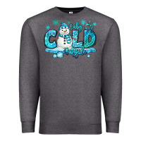 Charcoal Heather baby its cold outside Premium Sweatshirt - MaliasSmallBusiness